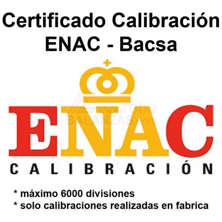 Certificado calibracion ENAC Bacsa