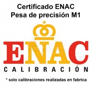 Certificado ENAC Juego Pesas M1