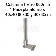 Kit columna hierro 660 mm para BDI-610 ABS
